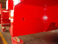 PS sideloader sidewall and wheel well chassis construction